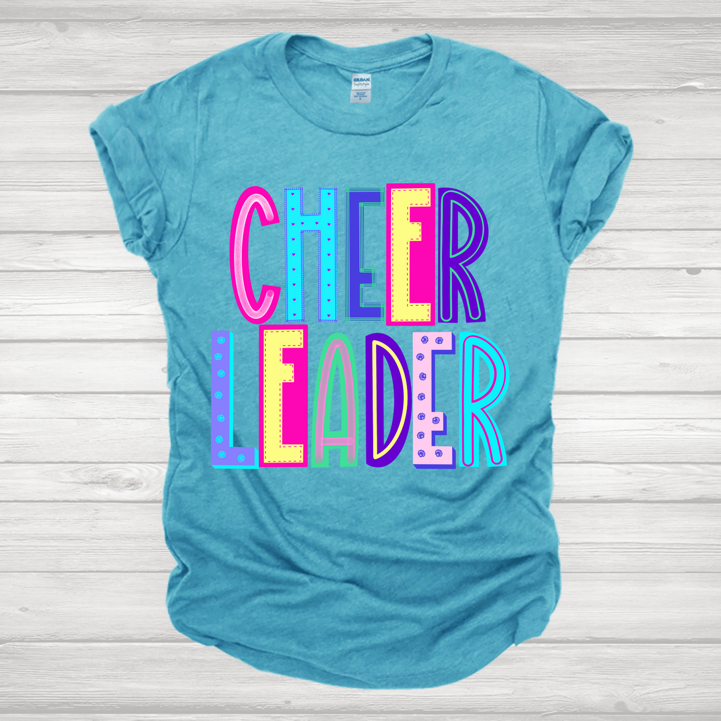 Cheerleader Colorful Transfer