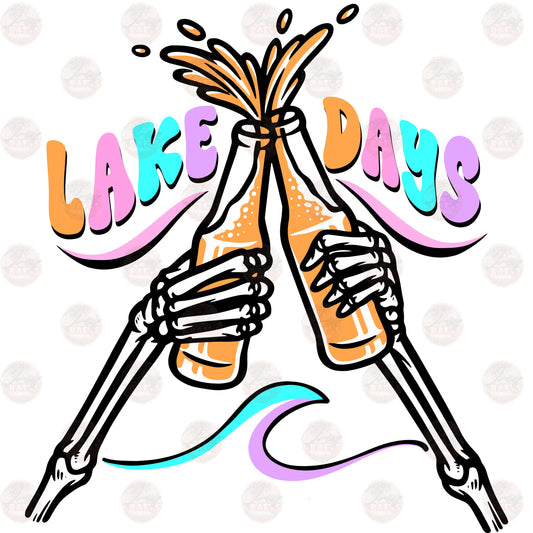 Cheers To Lake Days - Sublimation Transfer