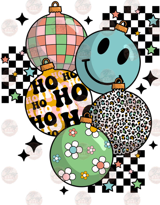 Cheetah Christmas Balls - Sublimation Transfer