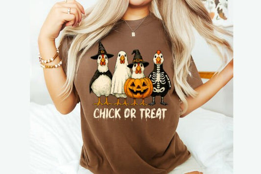 Chick Or Treat Transfer