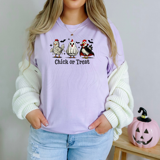 Chick Or Treat Transfer