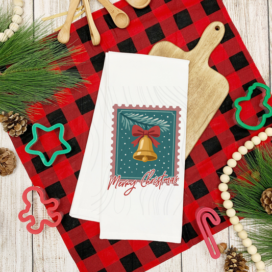 Christmas Bell Tea Towel Transfer