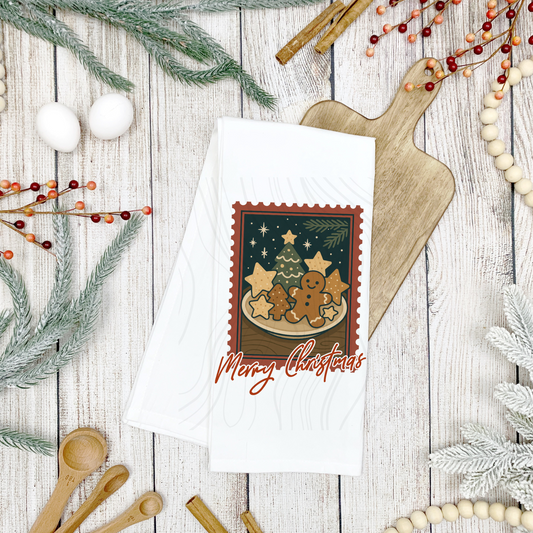 Christmas Cookies Tea Towel Transfer