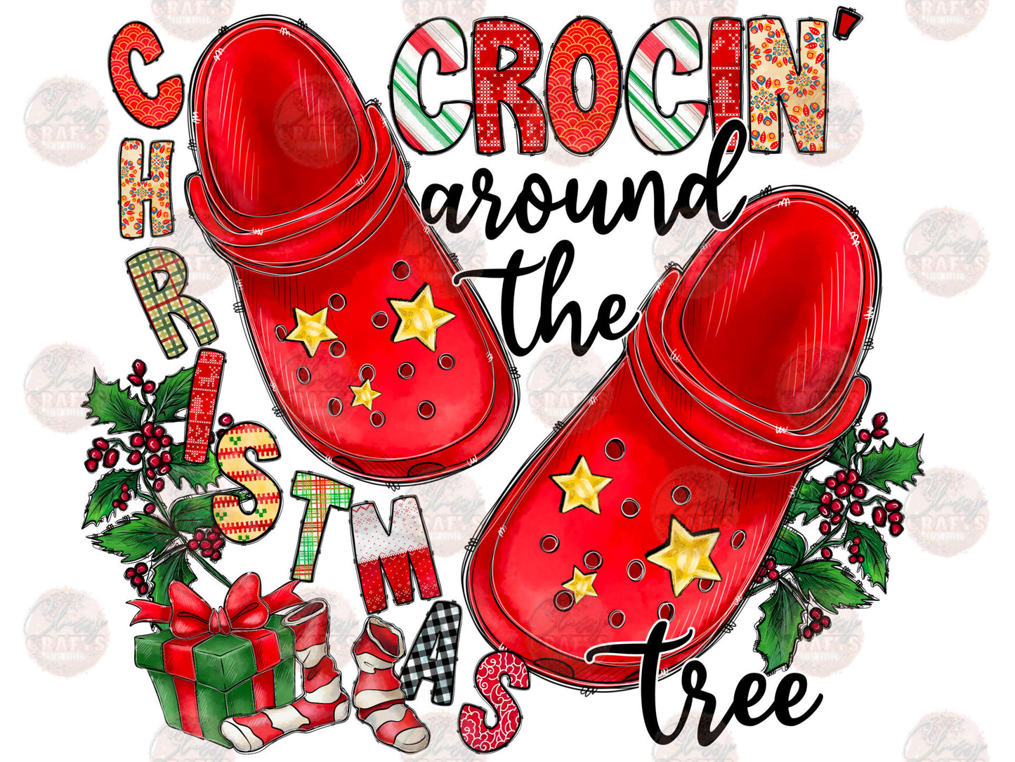 Christmas Crocin - Sublimation Transfer