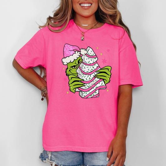 Christmas Grinch Cake Transfer