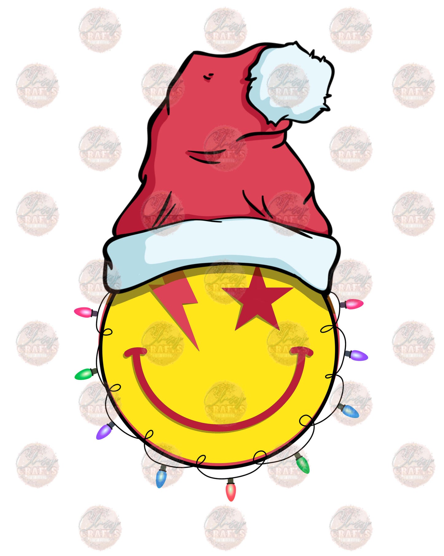 Christmas Smiley - Sublimation Transfer