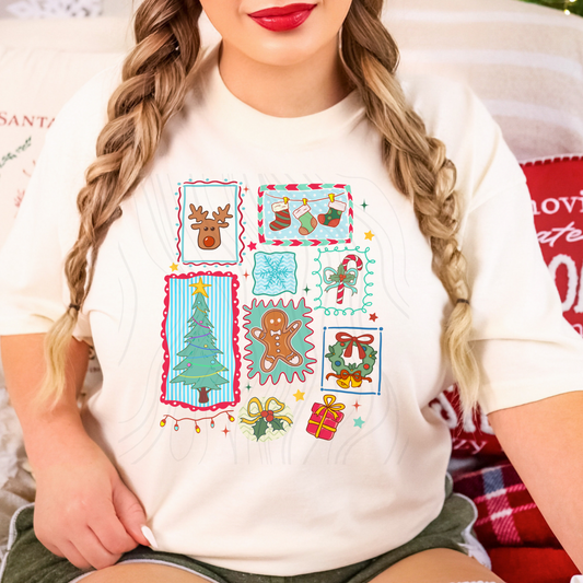 Christmas Stickers Transfer