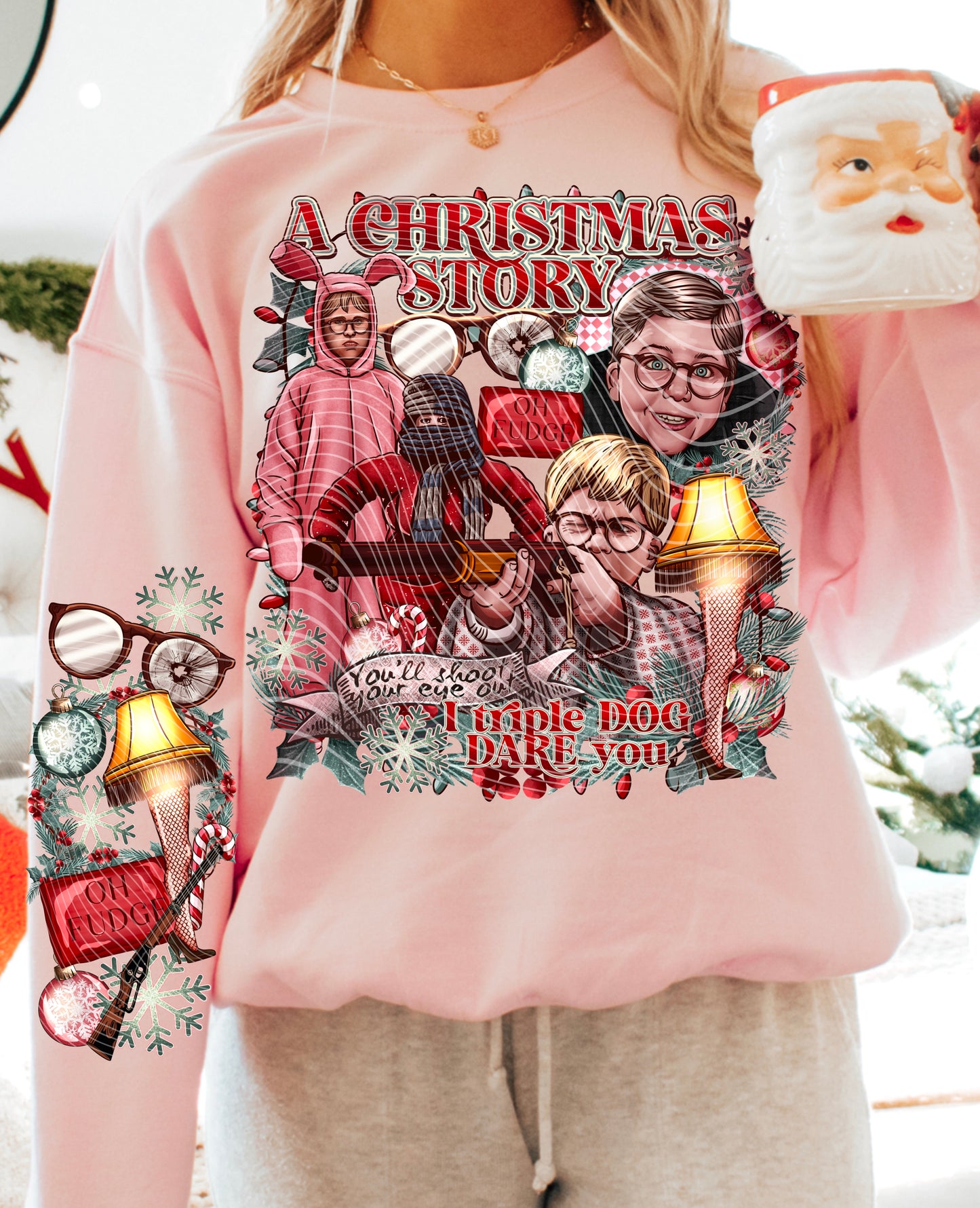 Christmas Story Transfer ** TWO PART* SOLD SEPARATELY**