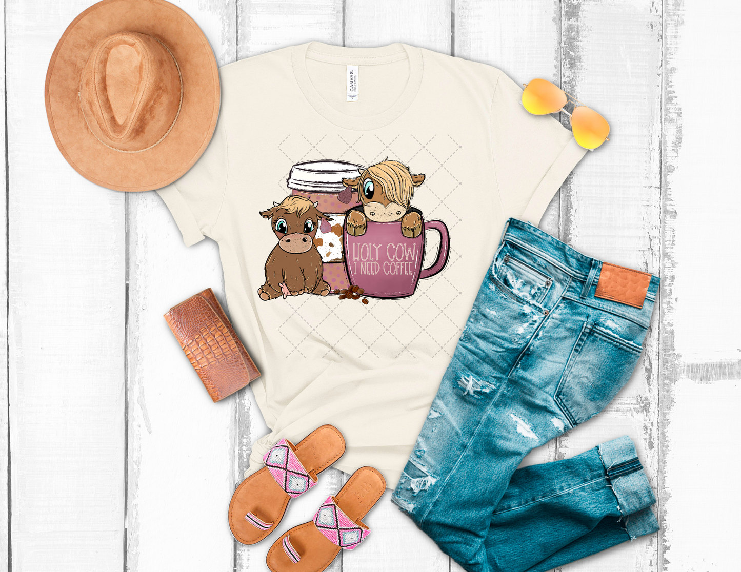 Holy Cow I Need Coffee Transfer