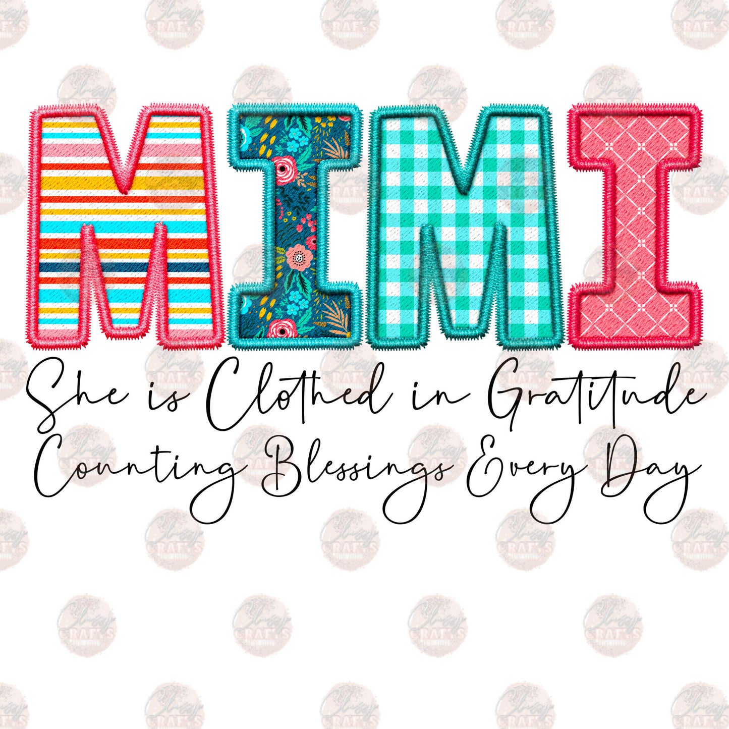 Clothed In Gratitude Mimi Transfer