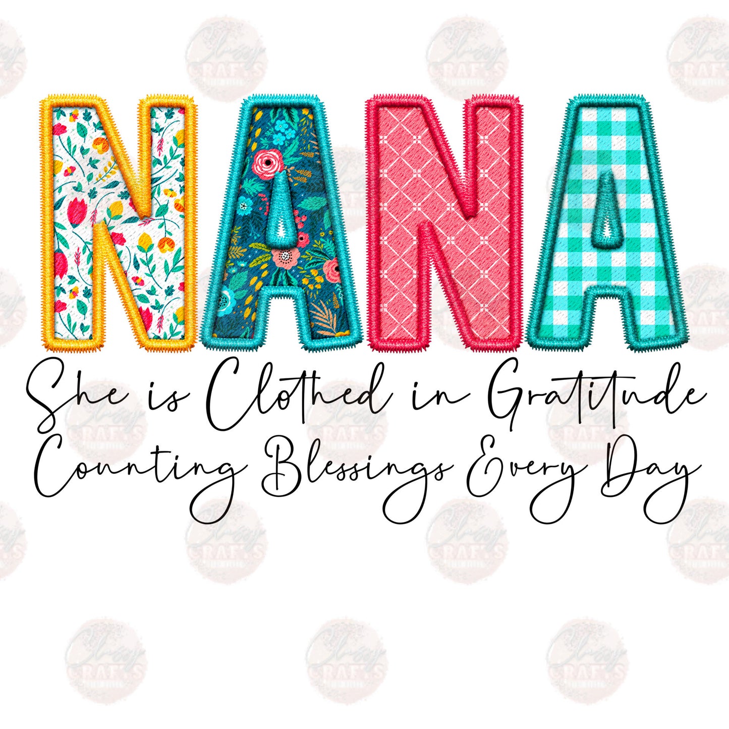 Clothed In Gratitude Nana Transfer