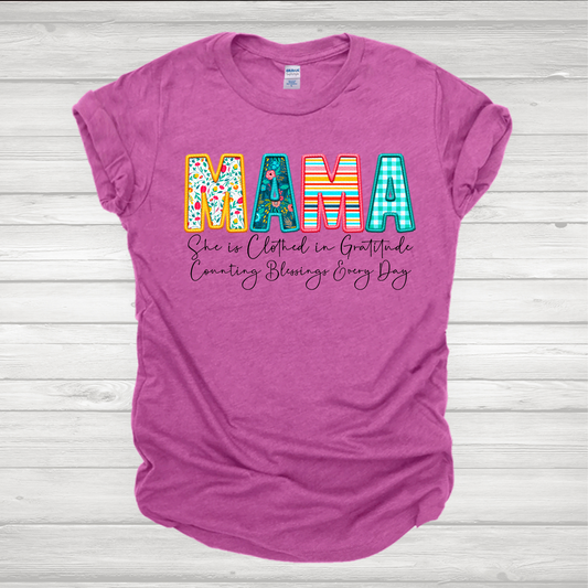 Clothed in Gratitude Mama Transfer