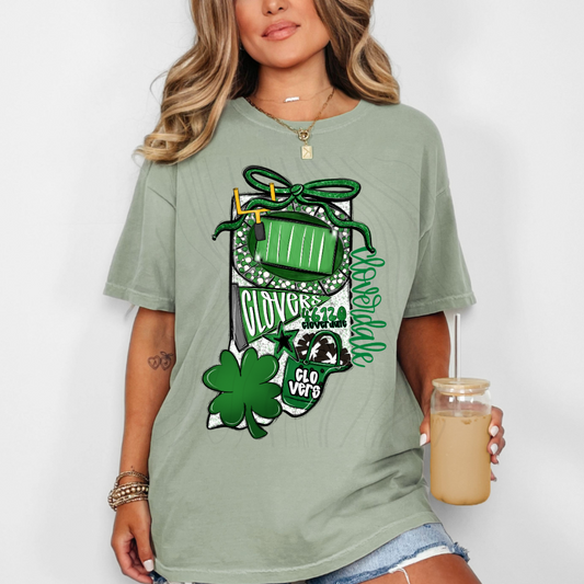Cloverdale Clovers Game Day Coquette Transfer