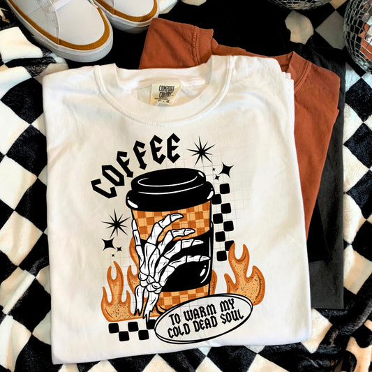 Coffee To Warm Black Transfer