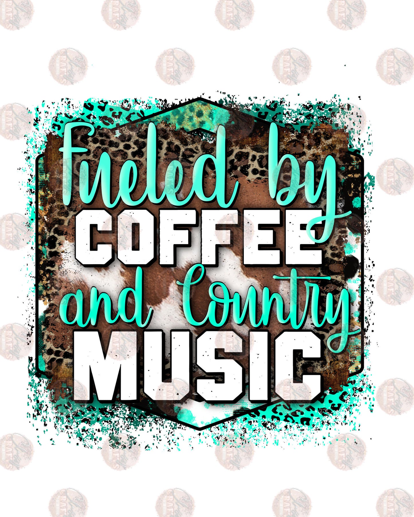 Coffee & Country Music - Sublimation Transfer