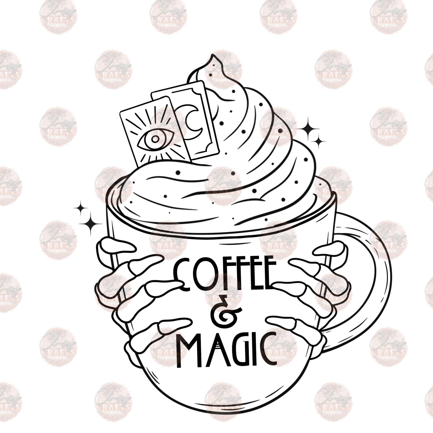 Coffee & Magic Mug - Sublimation Transfer