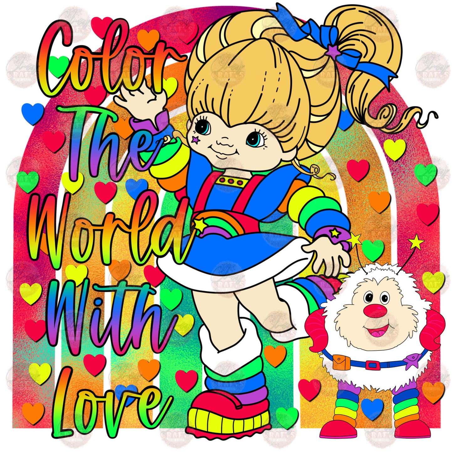 Color The World With Love - Sublimation Transfer