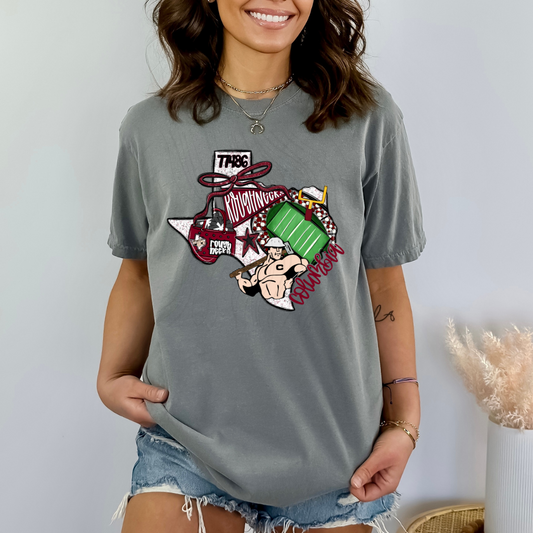 Columbia Roughnecks Game Day Coquette Transfer