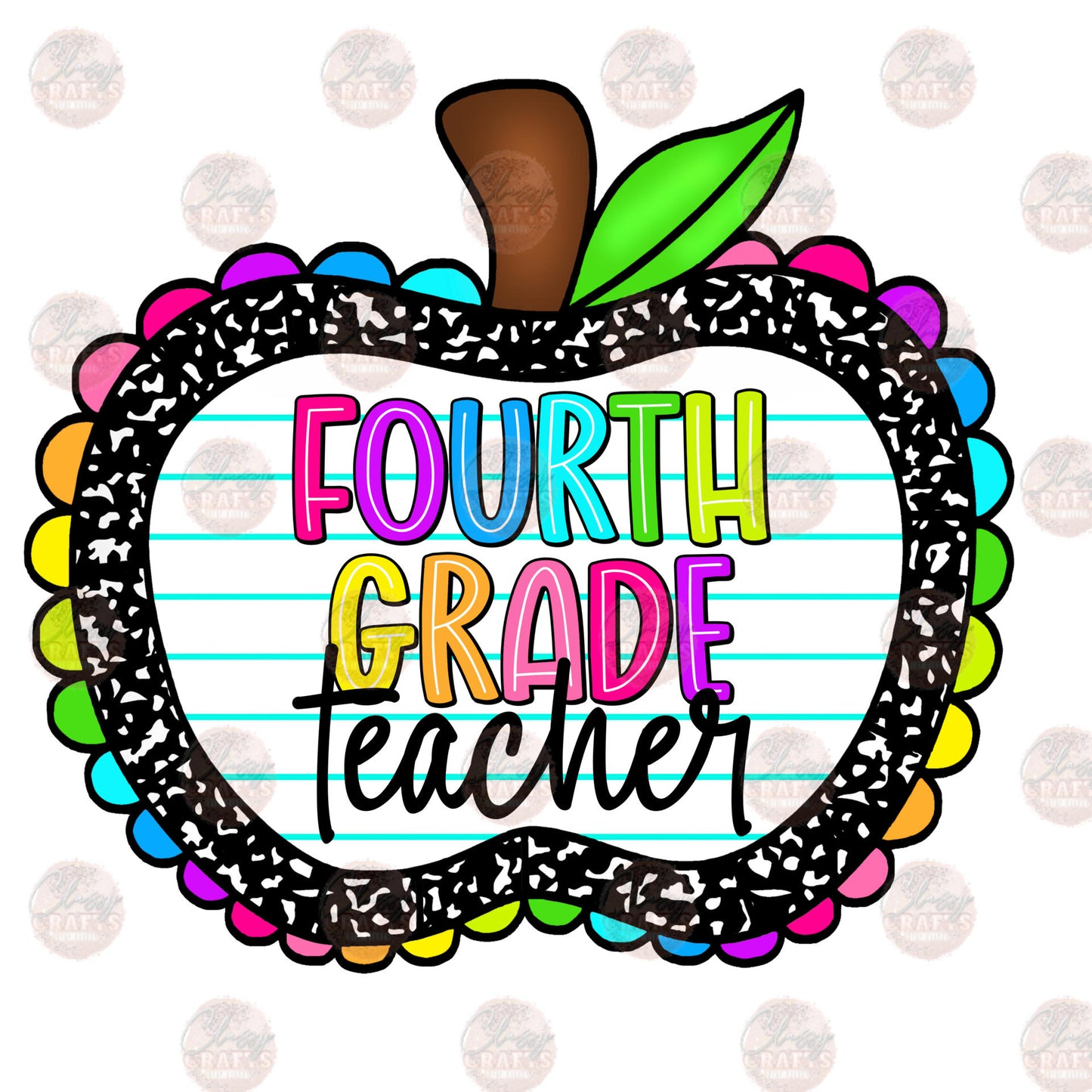 Composition Apple Teacher Transfer