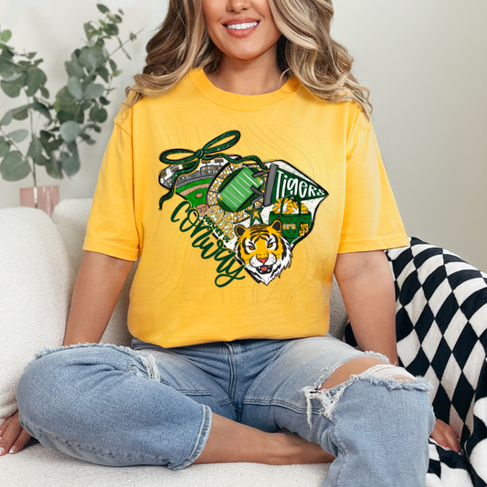 Conway Tigers Game Day Coquette Transfer