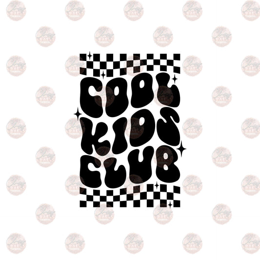 Cool Kids Club - Sublimation Transfer