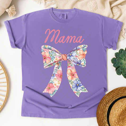 Coquette Mom Floral Transfer