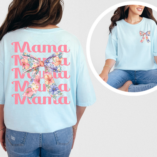 Coquette Mama Floral Transfer ** TWO PART* SOLD SEPARATELY**