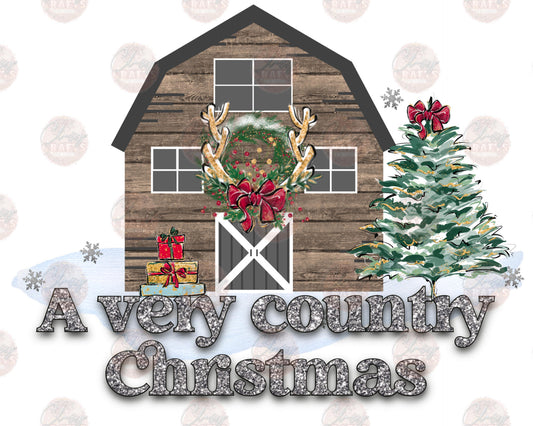 Country Christmas - Sublimation Transfer