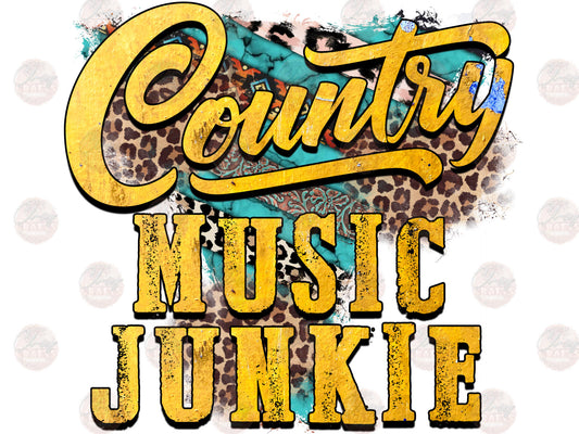 Country Music Junkie - Sublimation Transfers