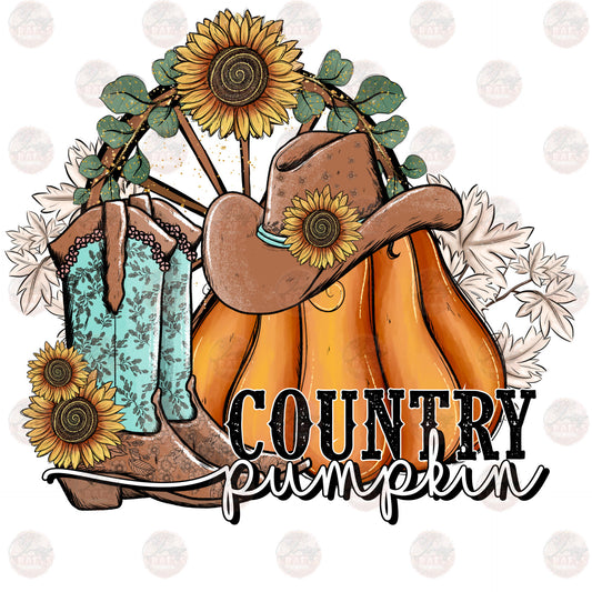 Country Pumpkin - Sublimation Transfer