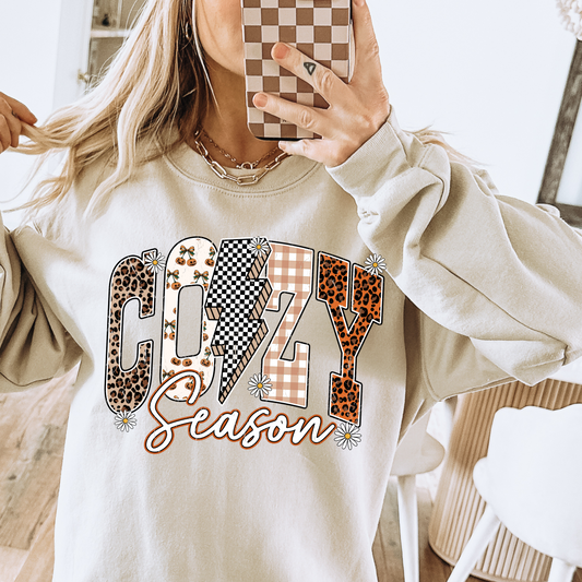 Cozy Flowers Transfer