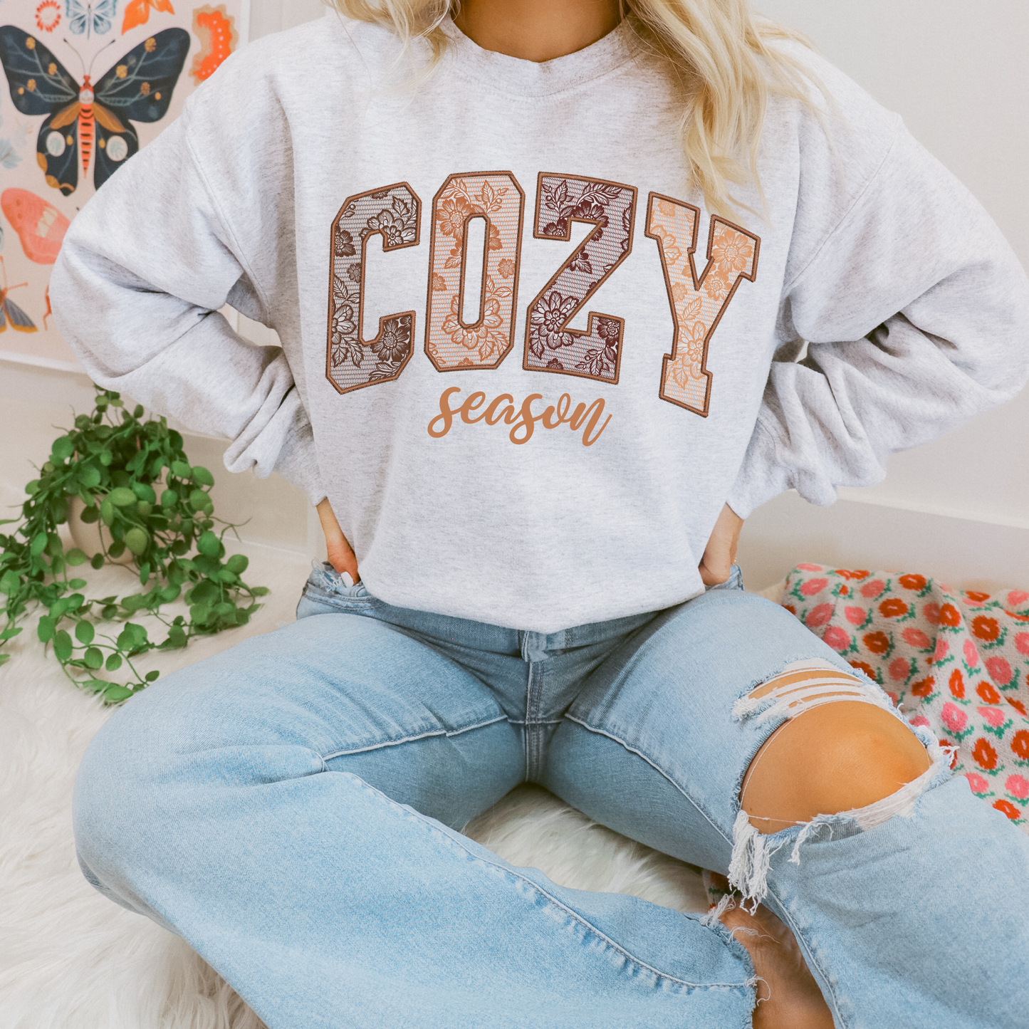 Cozy Lace Transfer