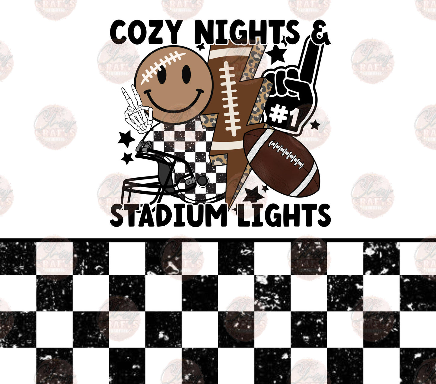 Cozy Nights Tumbler Wrap - Sublimation Transfer