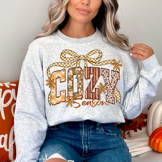 Cozy Season Bow Transfer