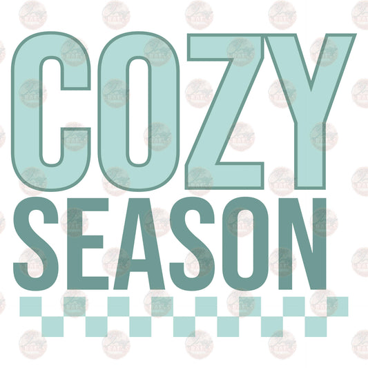 Cozy Season Checkered - Sublimation Transfer