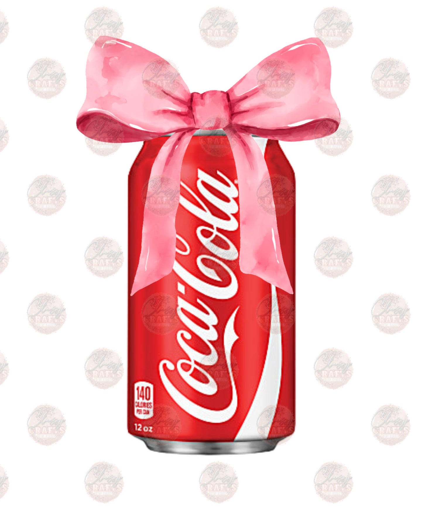 Crisp Red Soda with Bow Tansfer