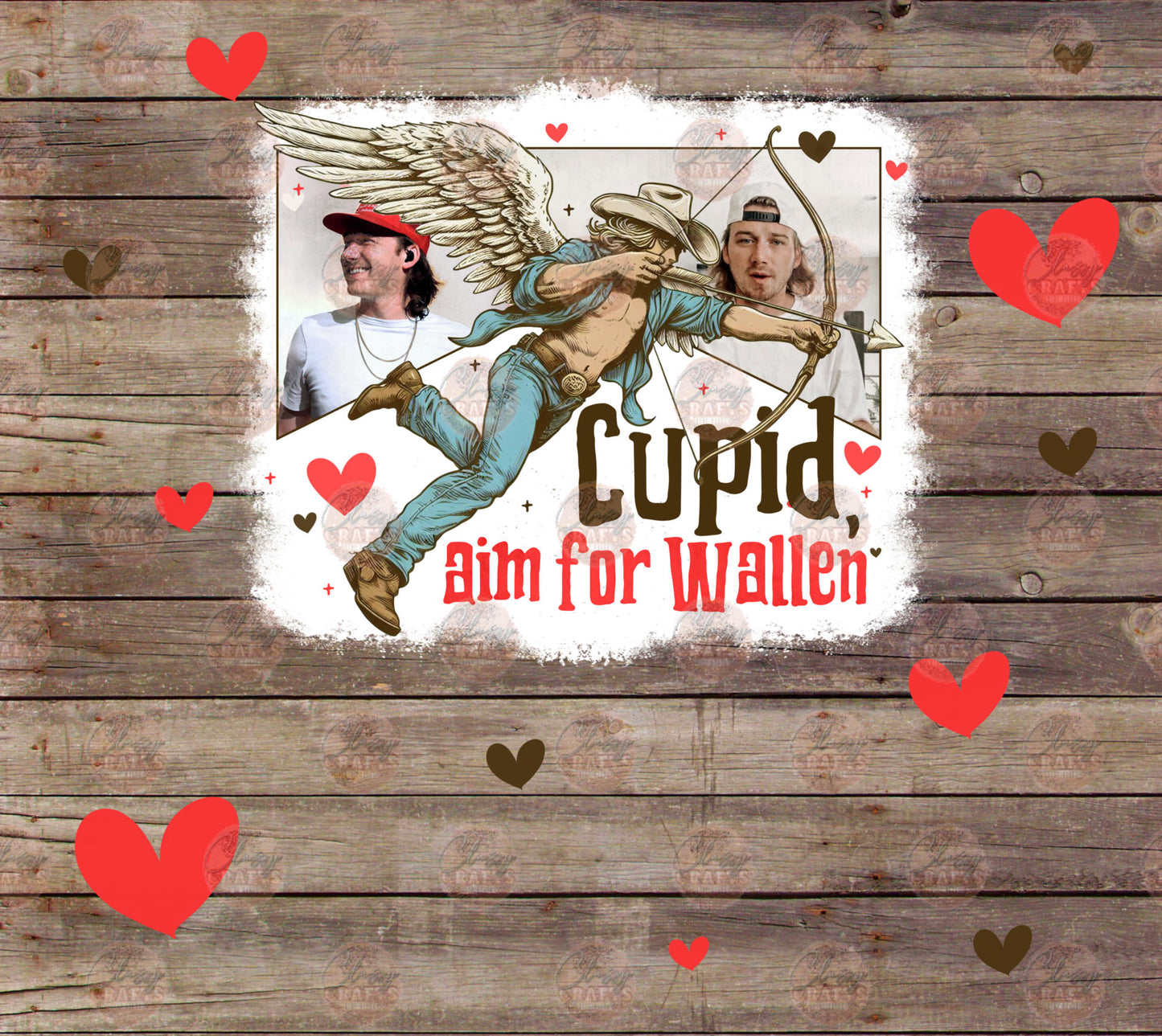 Cupid Aim For MW Tumbler Wrap - Sublimation Transfer