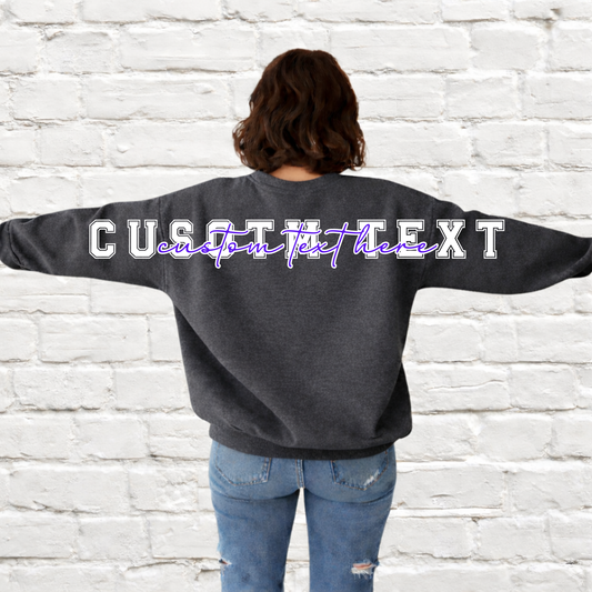 ‼️FULLY CUSTOMIZABLE‼️ -  Distressed/ Non Distressed Jersey Back Transfer