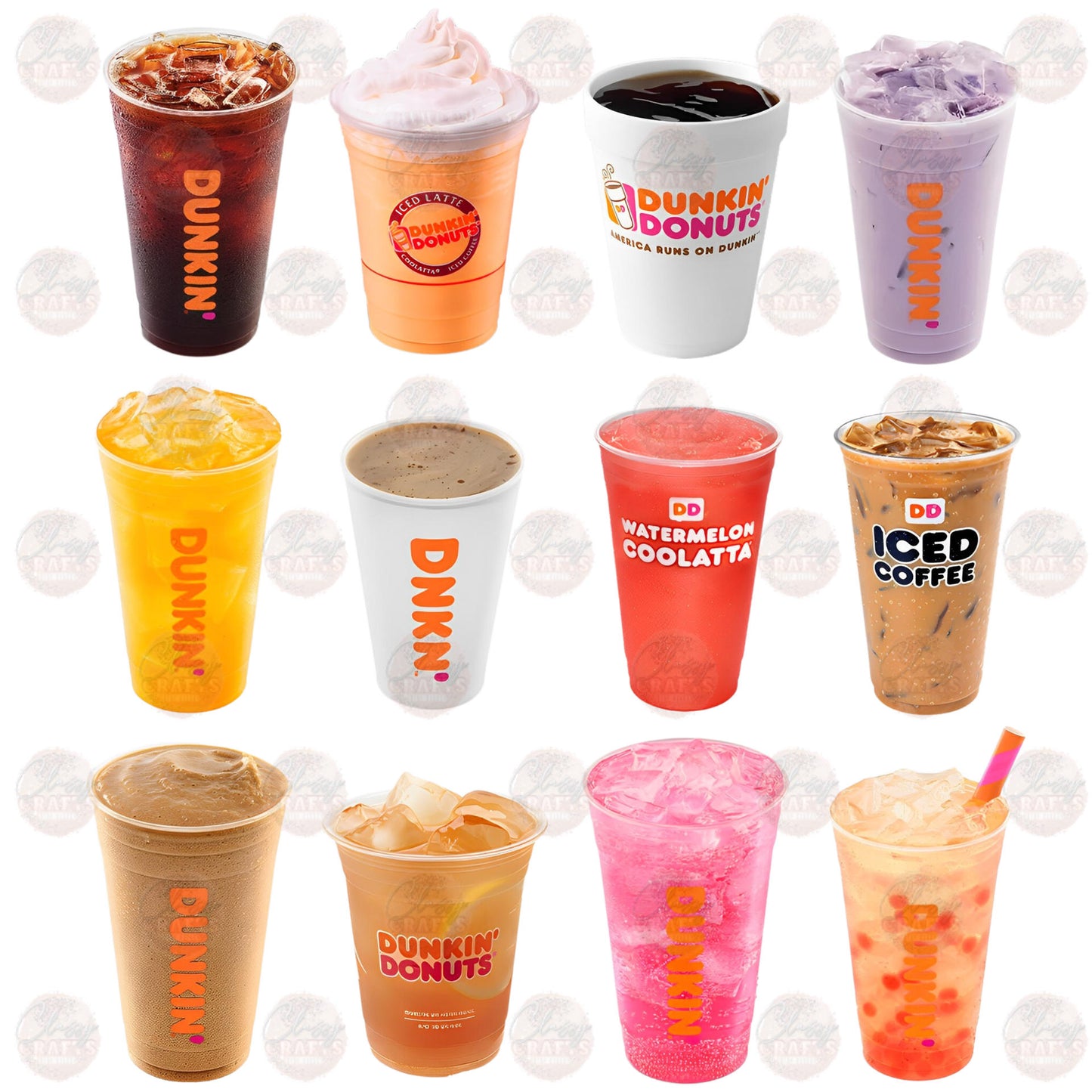 DD Drinks - Sublimation Transfers