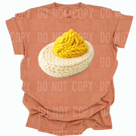 DEVILED EGG FAUX YARN TRANSFER