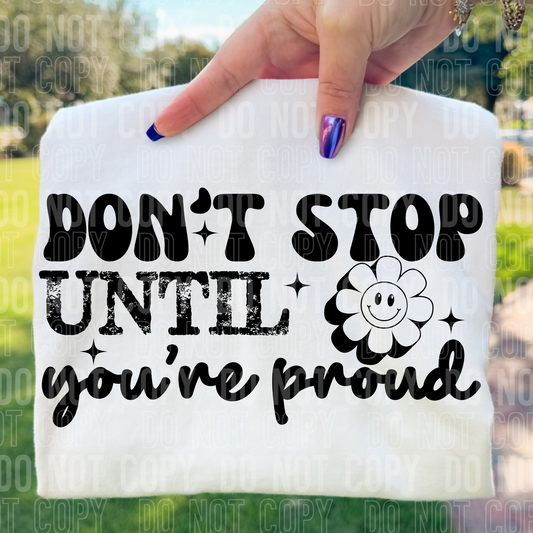 DON_T STOP UNTIL YOU_RE PROUD TRANSFER