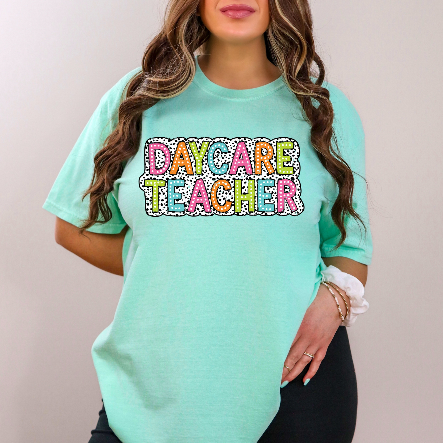 Daycare Teacher Dalmatian Dots Transfer