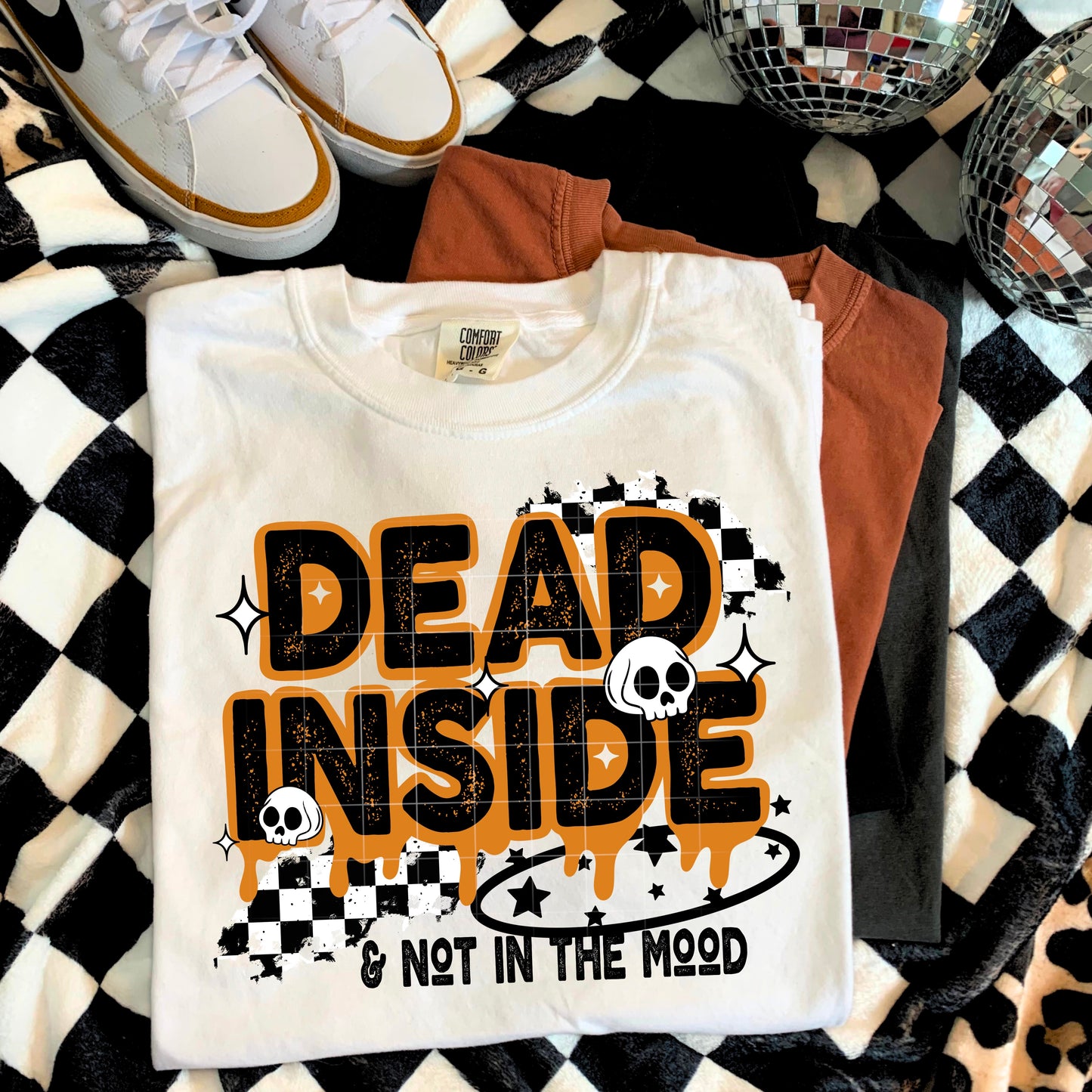Dead inside Black Accents Transfer