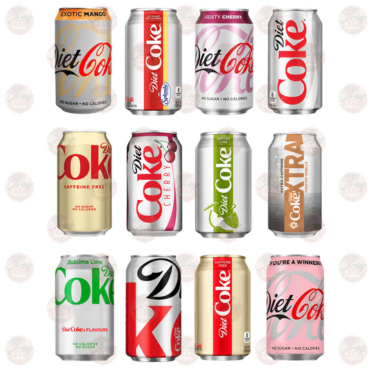 Diet Cola - Sublimation Transfers