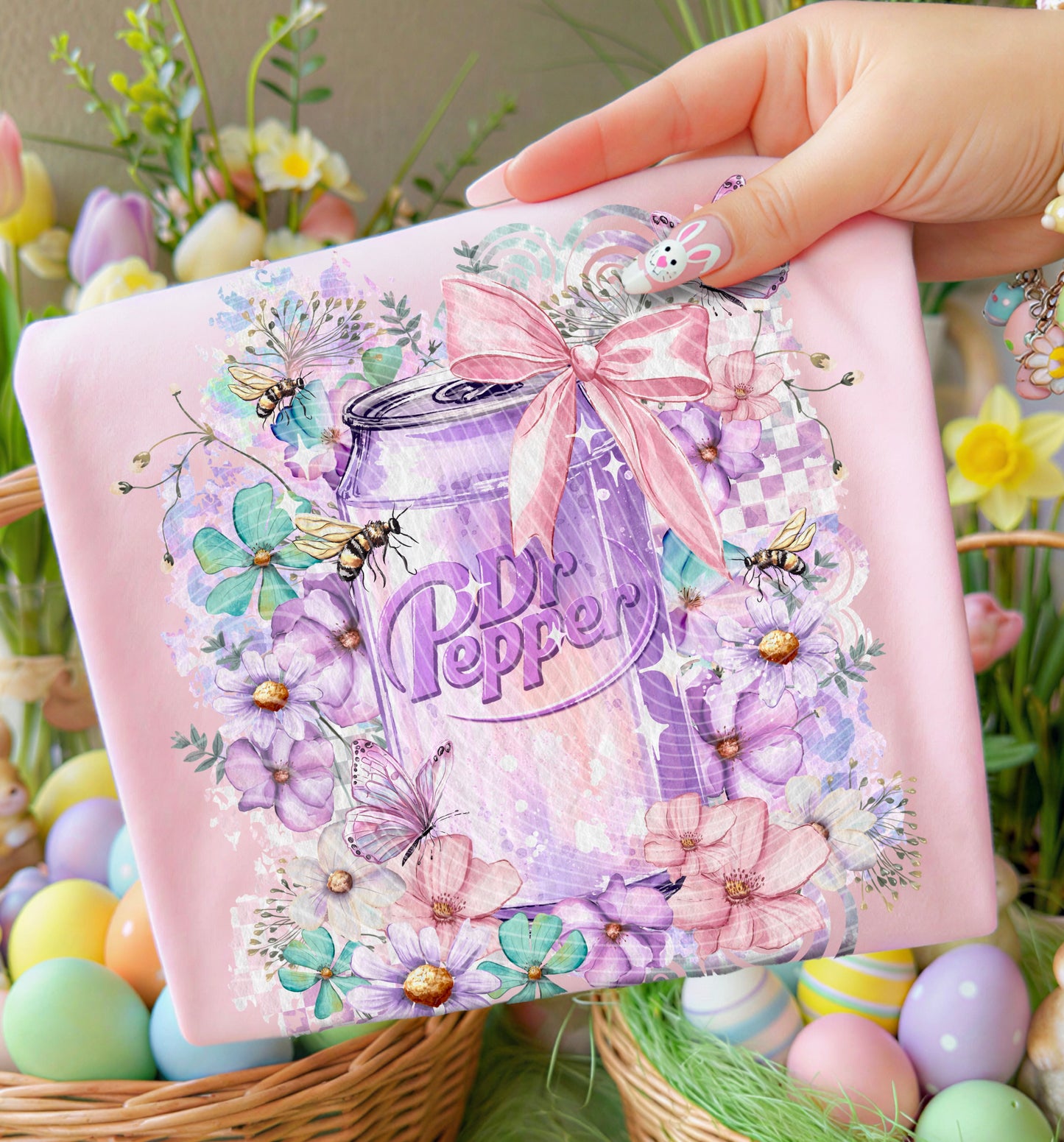 Watercolor DP Bow Transfer *TWO PART**SOLD SEPARATELY**