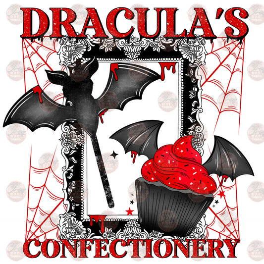 Dracula's Confectionary - Sublimation Transfer