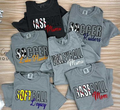 Embroidered Personlize Sports Merch 🏈⚽️🥎⚾️