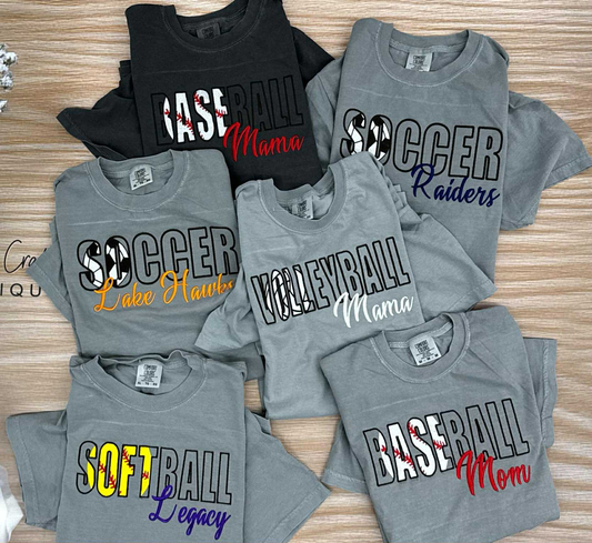 Embroidered Personlize Sports Merch 🏈⚽️🥎⚾️