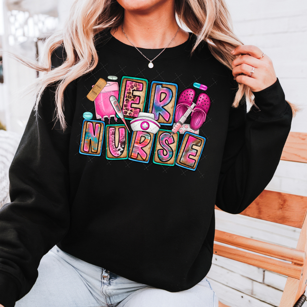 ER Nurse Blocks Transfer – Classy Crafts
