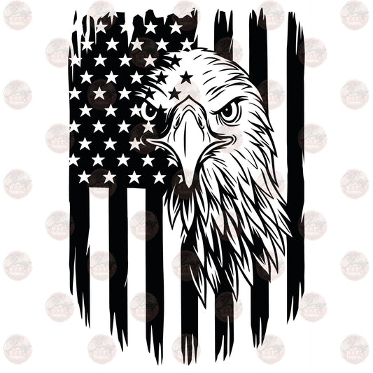 Eagle With Flag - Sublimation Transfer